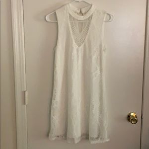White lace dress